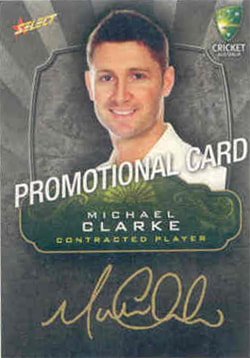 2009 / 2010 Select Cricket Promo Card