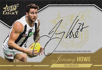 2018 Select AFL Legacy Select Certified Signature