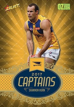 2017 Select Captain Set West Coast Eagles